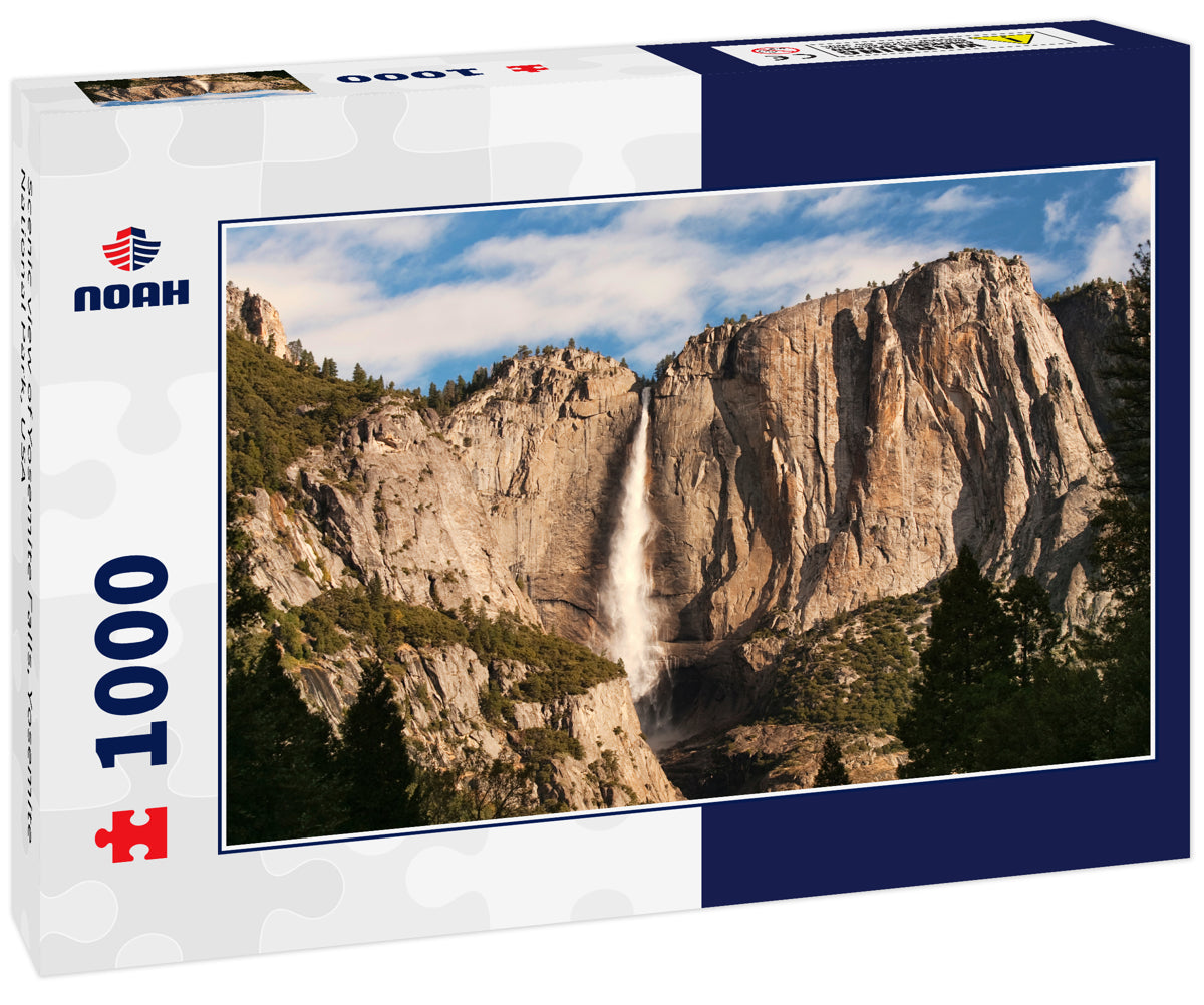 Scenic view of Yosemite Falls, Yosemite National Park, USA