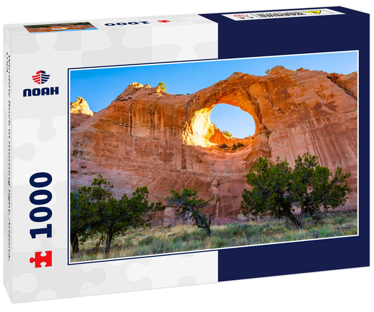 Window Rock in morning light, Arizona, USA