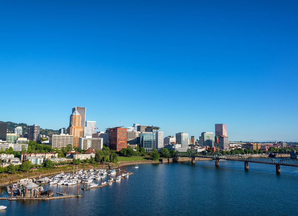 Beautiful Portland, Oregon Cityscape