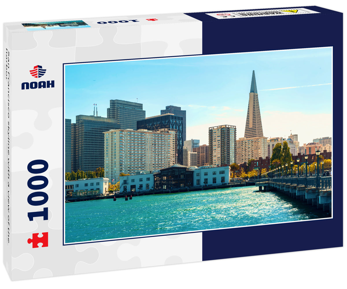 San Francisco skyline with a view of the harbor
