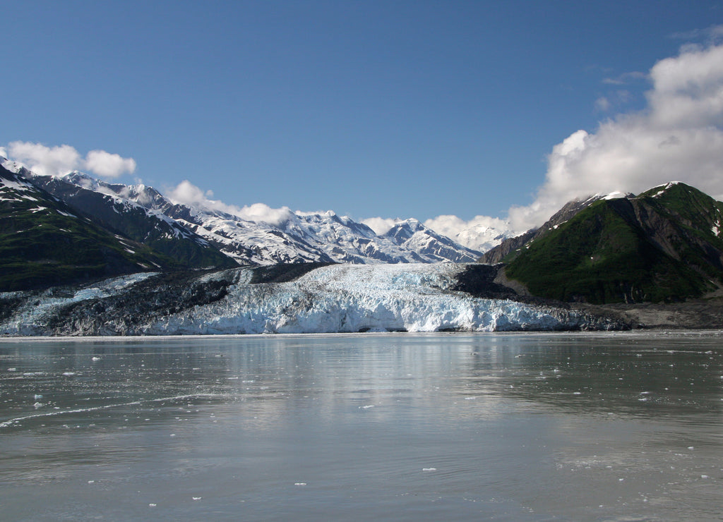 Turner Glacier and surrounding mountains in Disenchantment Bay, Alaska
