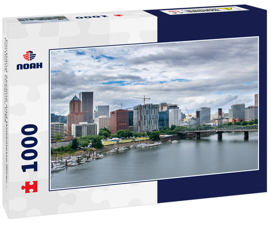 Portland Skyline and Willamette River - Portland, Oregon, USA