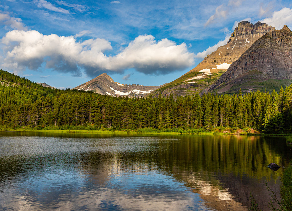 Fishercap Lake Glacier National Park