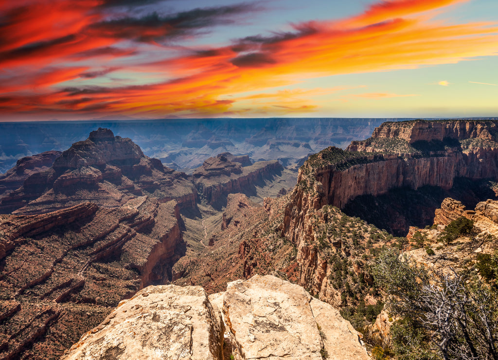 Grand Canyon landscape from North Rim, Arizona