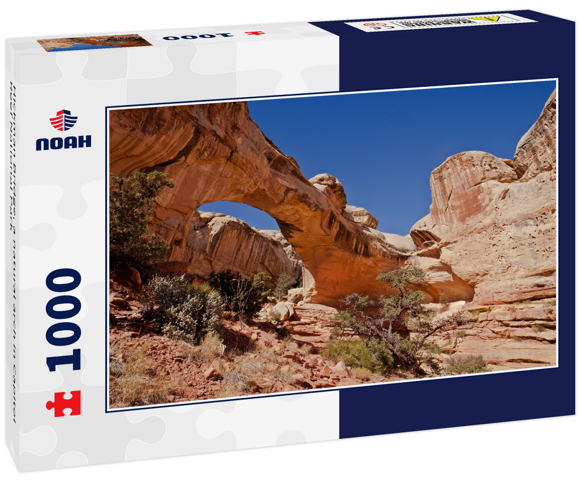 Hickman Bridge, a natural arch in Capitol Reef National Park