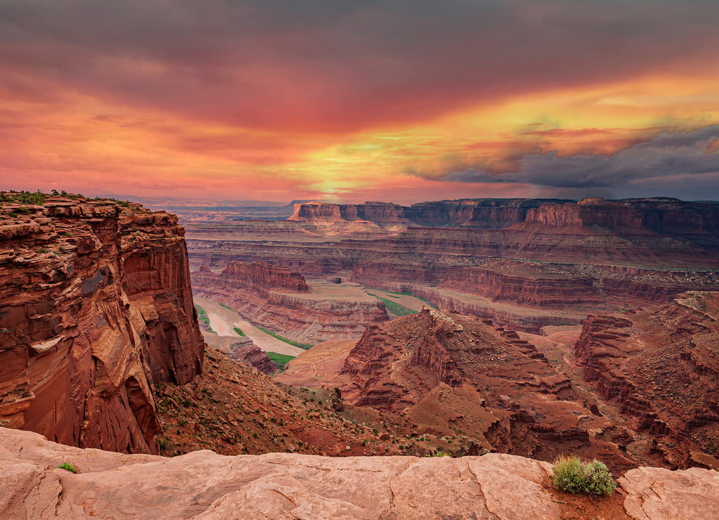 Dead Horse Point Sunset on the Colorado River Sunset