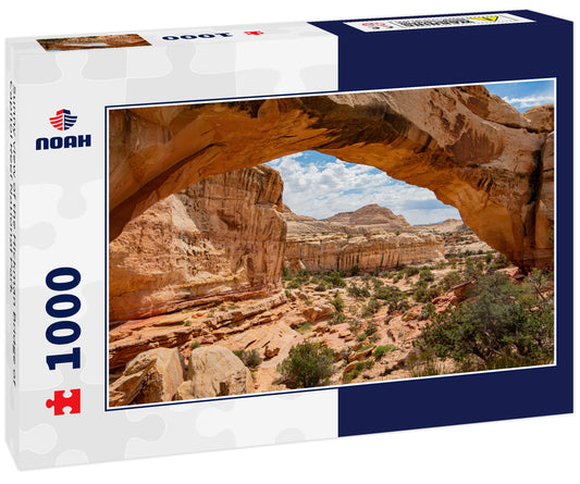 Sunny view of the Hickman Bridge of Capitol Reef National Park