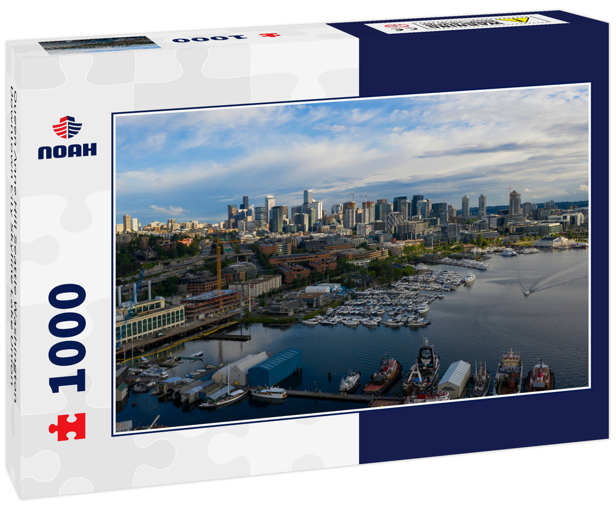 Queen Anne Hill Seattle Washington Downtown City Skyline Lake Union