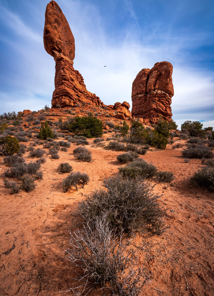 Balanced rock in the Arches national Park, Utah, USA