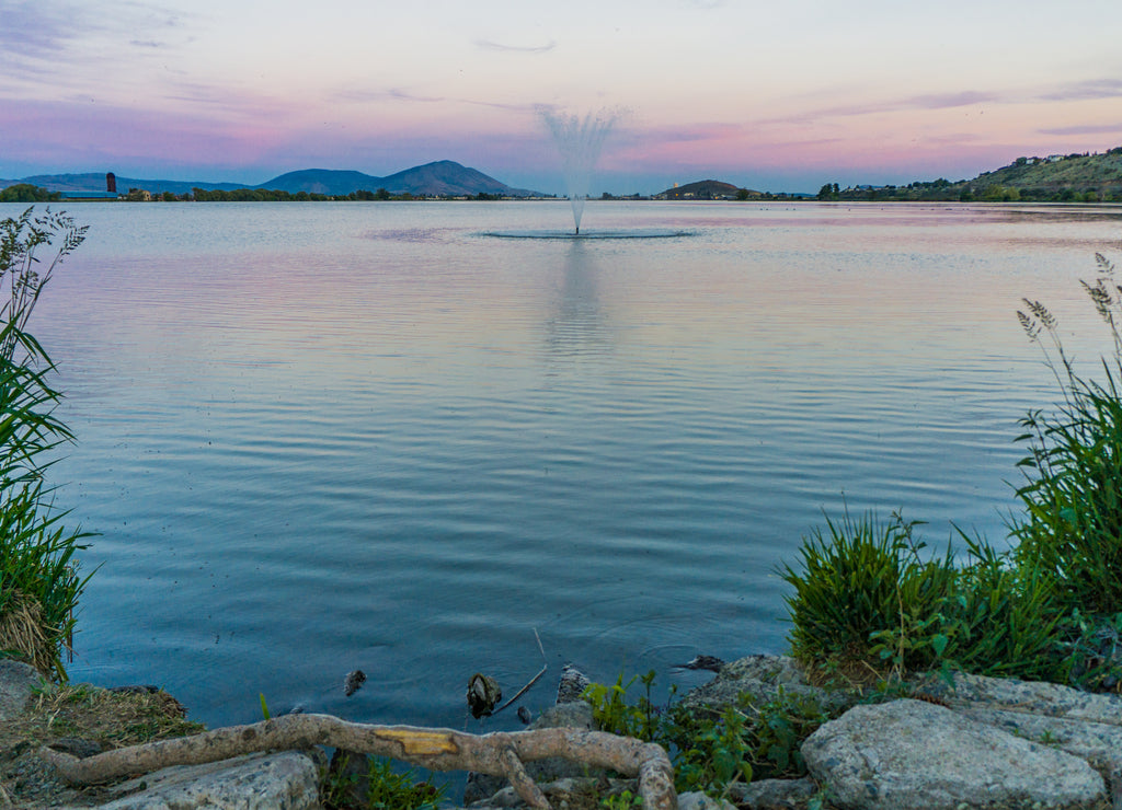 Sunset in Klamath Falls, Oregon, USA