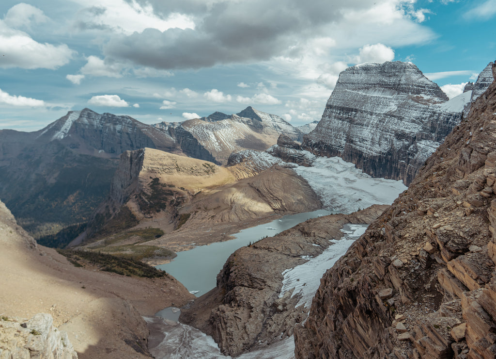 Beautiful view of Glacier National Park in Montana