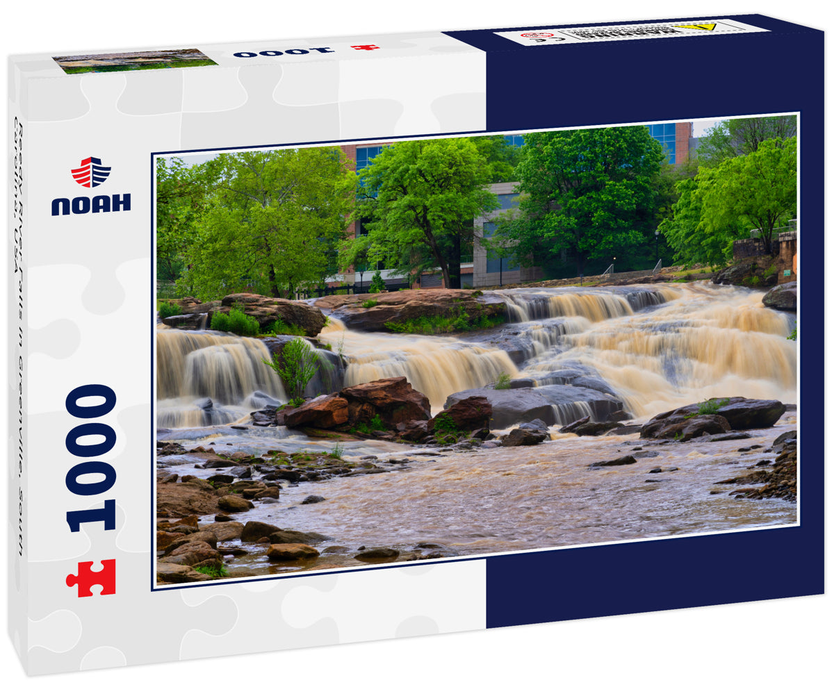 Reedy River Falls in Greenville, South Carolina, USA