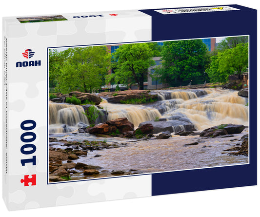 Reedy River Falls in Greenville, South Carolina, USA