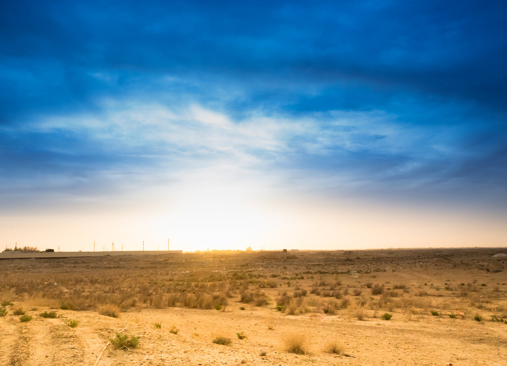 Desert in Uzbekistan