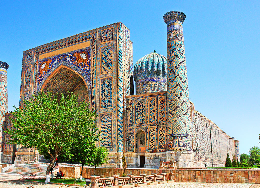 The Registan - the heart of the ancient city of Samarkand in Uzbekistan