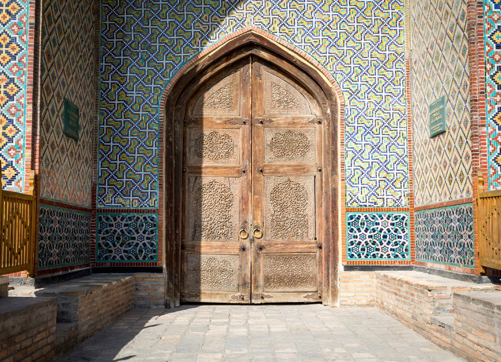 The Khudayar Khan Palace is the most popular landmarks of Fergana Valley. Kokand, Uzbekistan