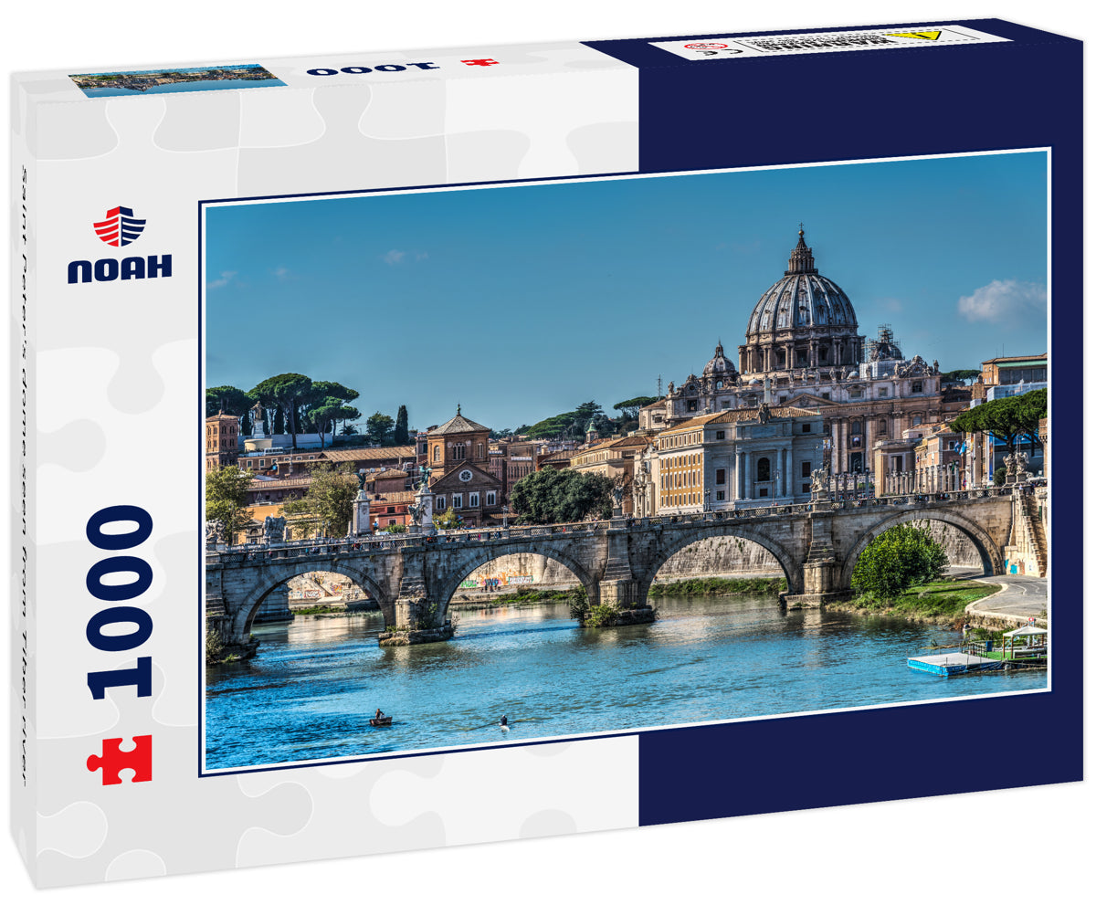 Saint Peter's dome seen from Tiber river