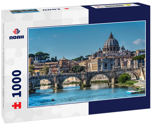 Saint Peter's dome seen from Tiber river