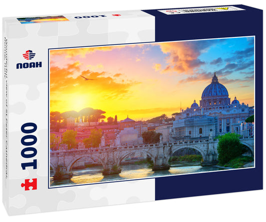 Wonderful view of St Peter Cathedral, Rome, Italy