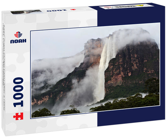 Salto Angel (Angel Falls) after a rainy night, Canaima, Venezuela