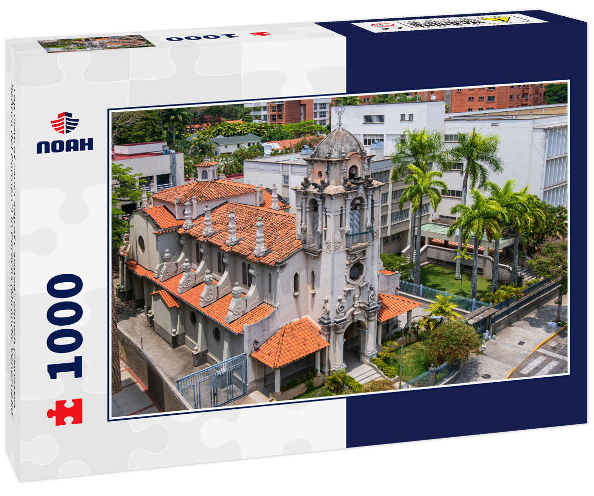 Top view of "our Lady of Carmen" church ("Nuestra Señora del Carmen") in Caracas (Miranda, Venezuela)