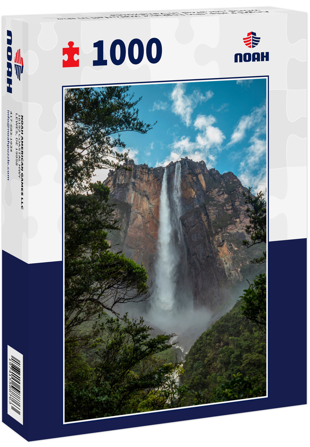 Angel Falls, the highest waterfall in the world, located in Venezuela