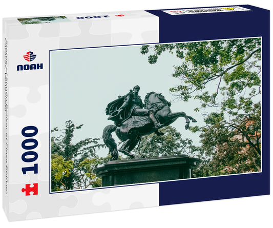 Statue of Simón Bolívar at Plaza Bolívar, Caracas, Venezuela