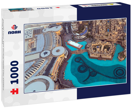 Aerial view The Dubai Malli city United Arab Emirates