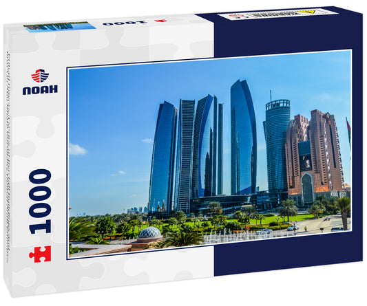 Etihad towers,a series of five tall buildings and hotel in Abu Dhabi Corniche, United Arab Emirates