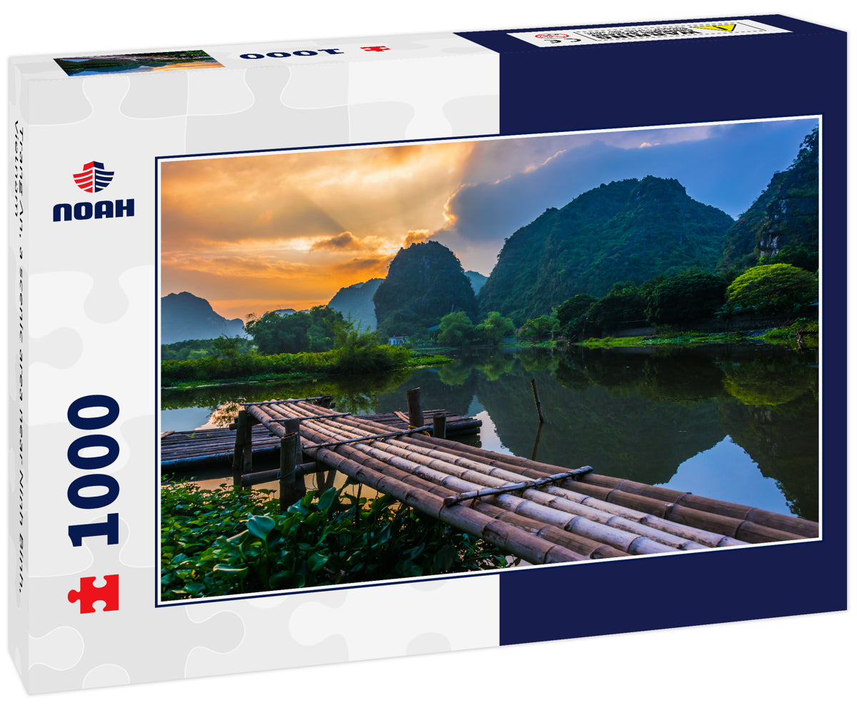 Trang An, a scenic area near Ninh Binh, Vietnam