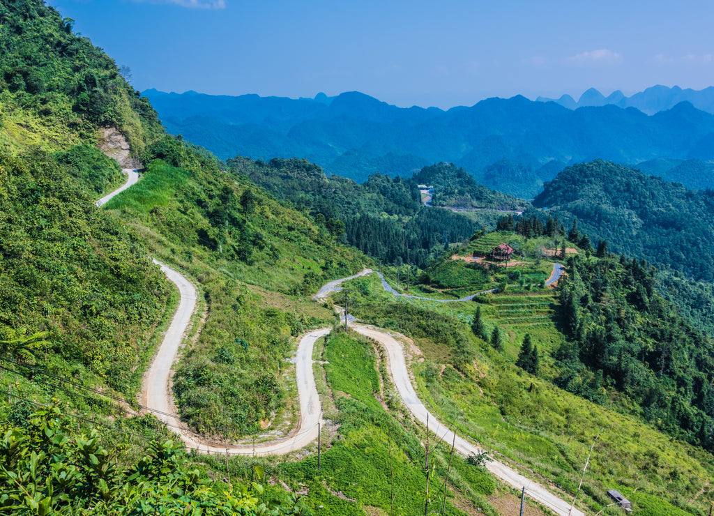 Landscape view of Ha Giang province, Vietnam