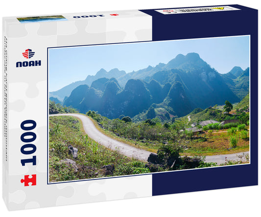 Ha Giang karst geopark mountain landscape in North Vietnam