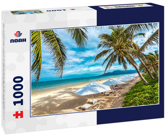 Beautiful Scenery of Nha Trang, a Tropical Coastal Vacation Paradise in Vietnam, Southeast Asia