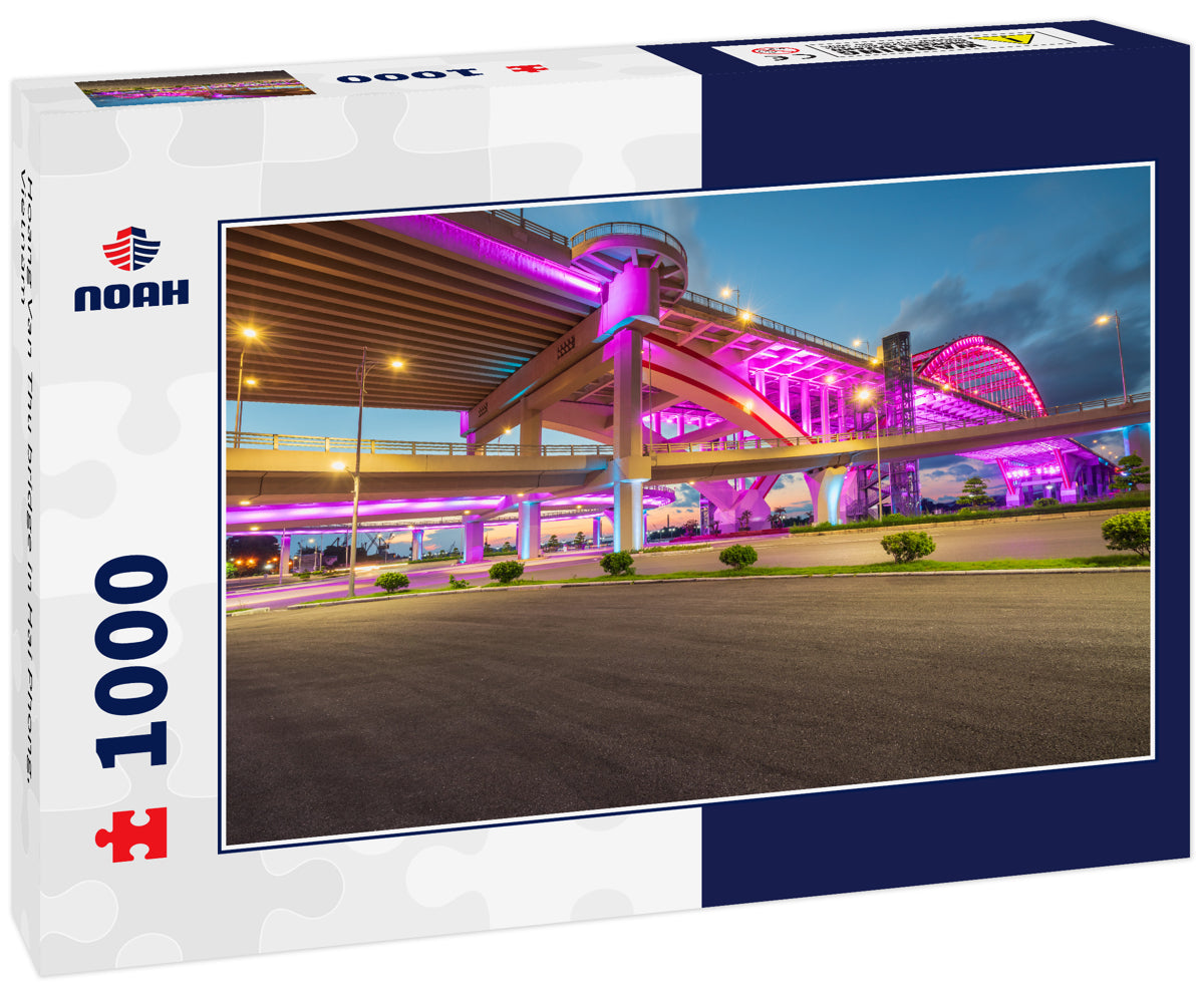 Hoang Van Thu bridge in Hai Phong, Vietnam