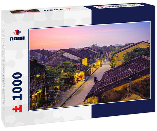 view over hoi an ancient town in vietnam, an unesco world heritage site