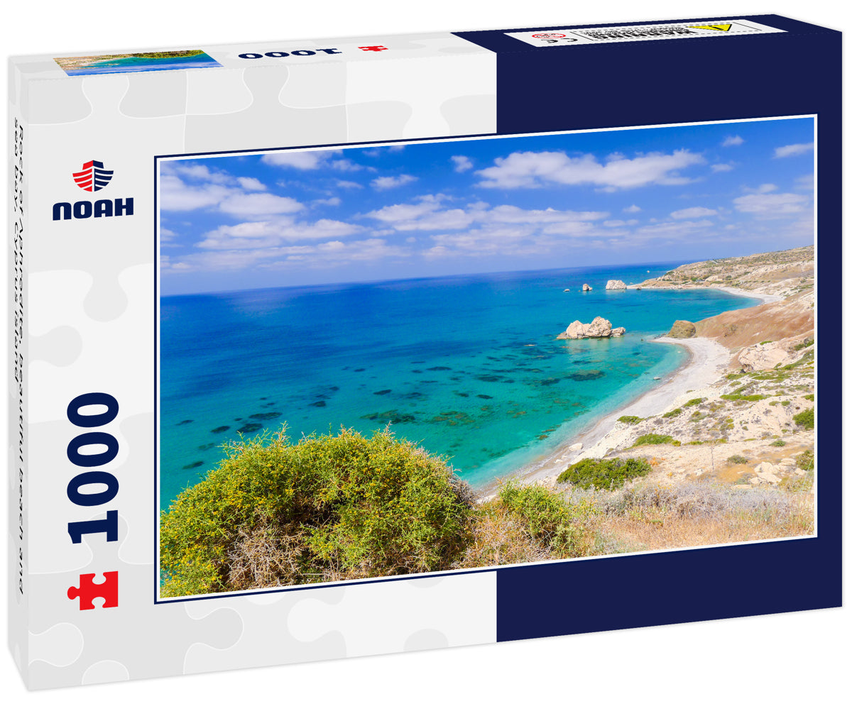 Rock of Aphrodite, beautiful beach and sea bay, Cyprus island