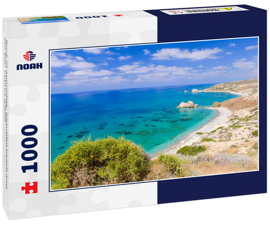 Rock of Aphrodite, beautiful beach and sea bay, Cyprus island