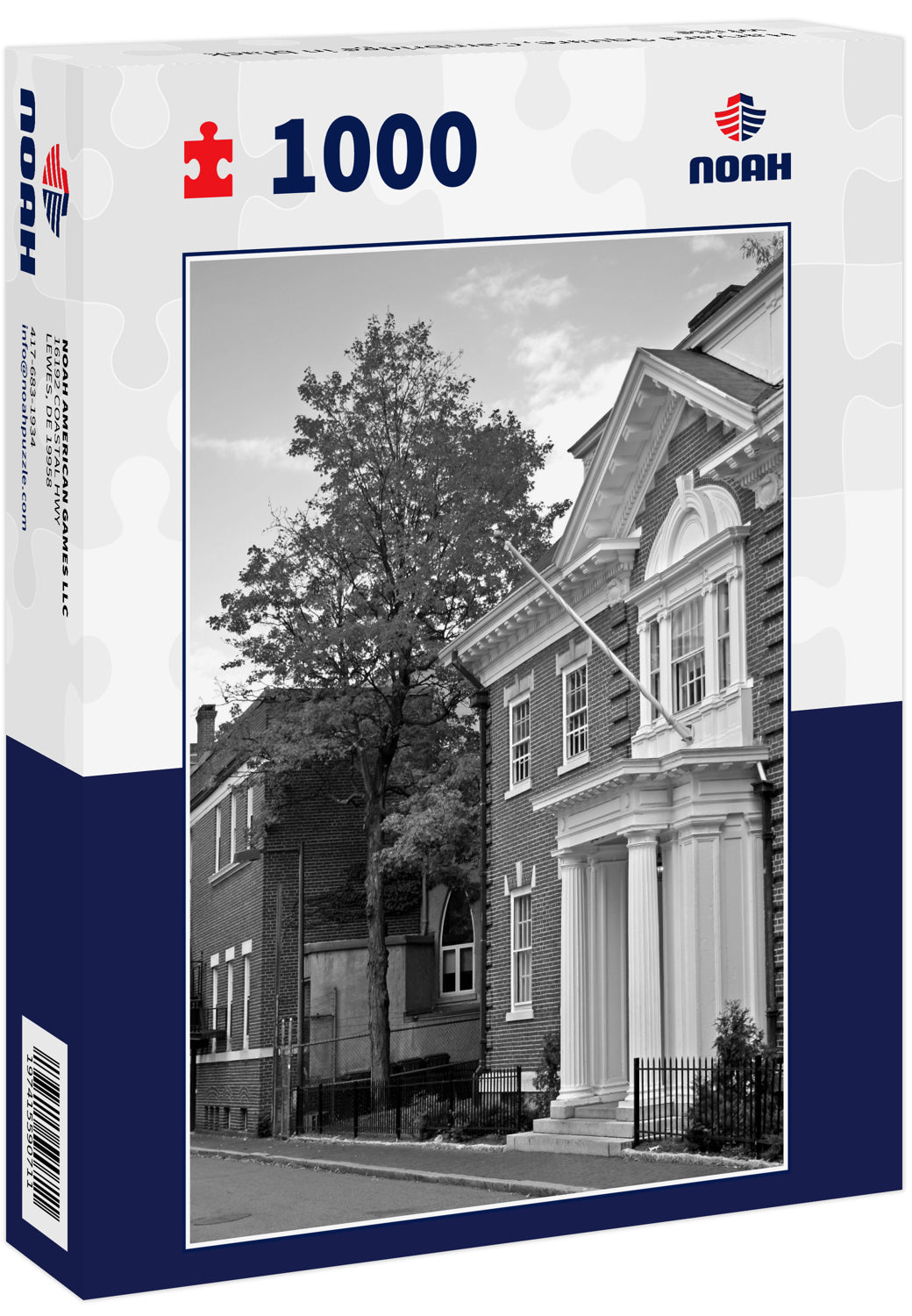 Harvard Square, Cambridge in black white