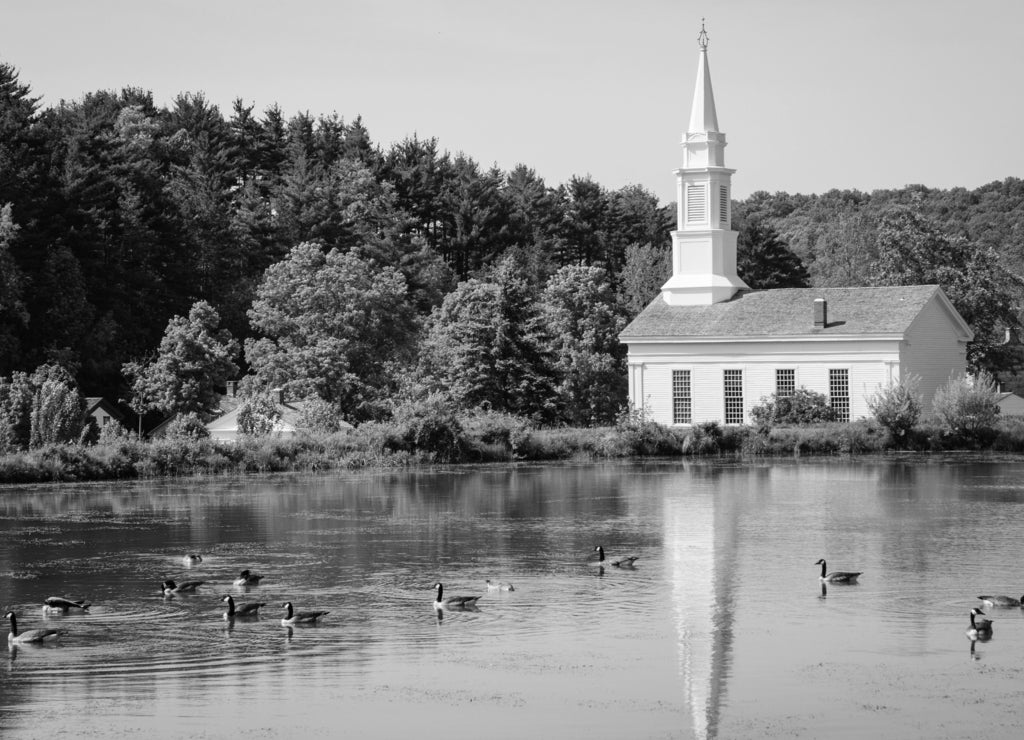 Cuyahoga Valley National Park, Ohio in black white