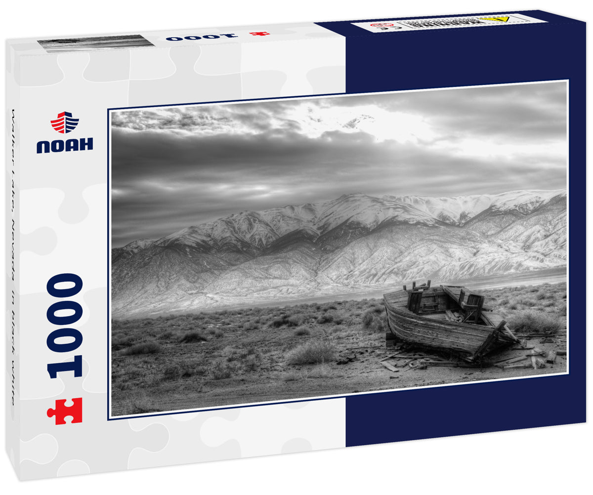 Walker Lake, Nevada  in black white