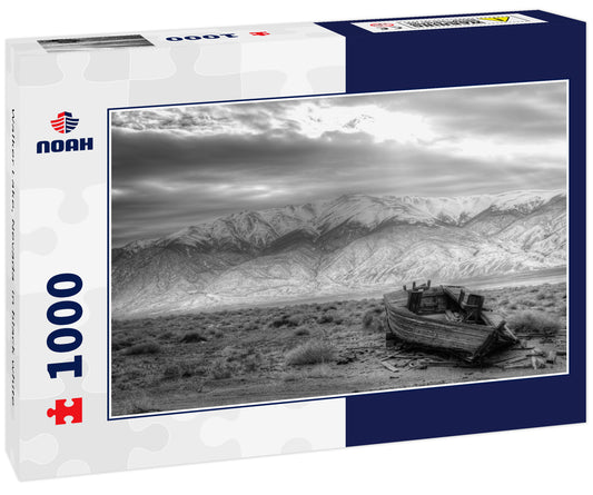 Walker Lake, Nevada  in black white