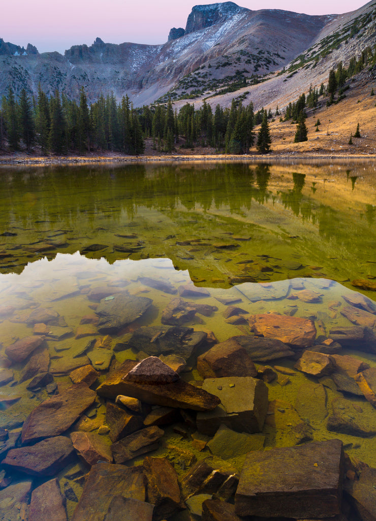 USA, Nevada, Great Basin National Park. Stella Lake landscape