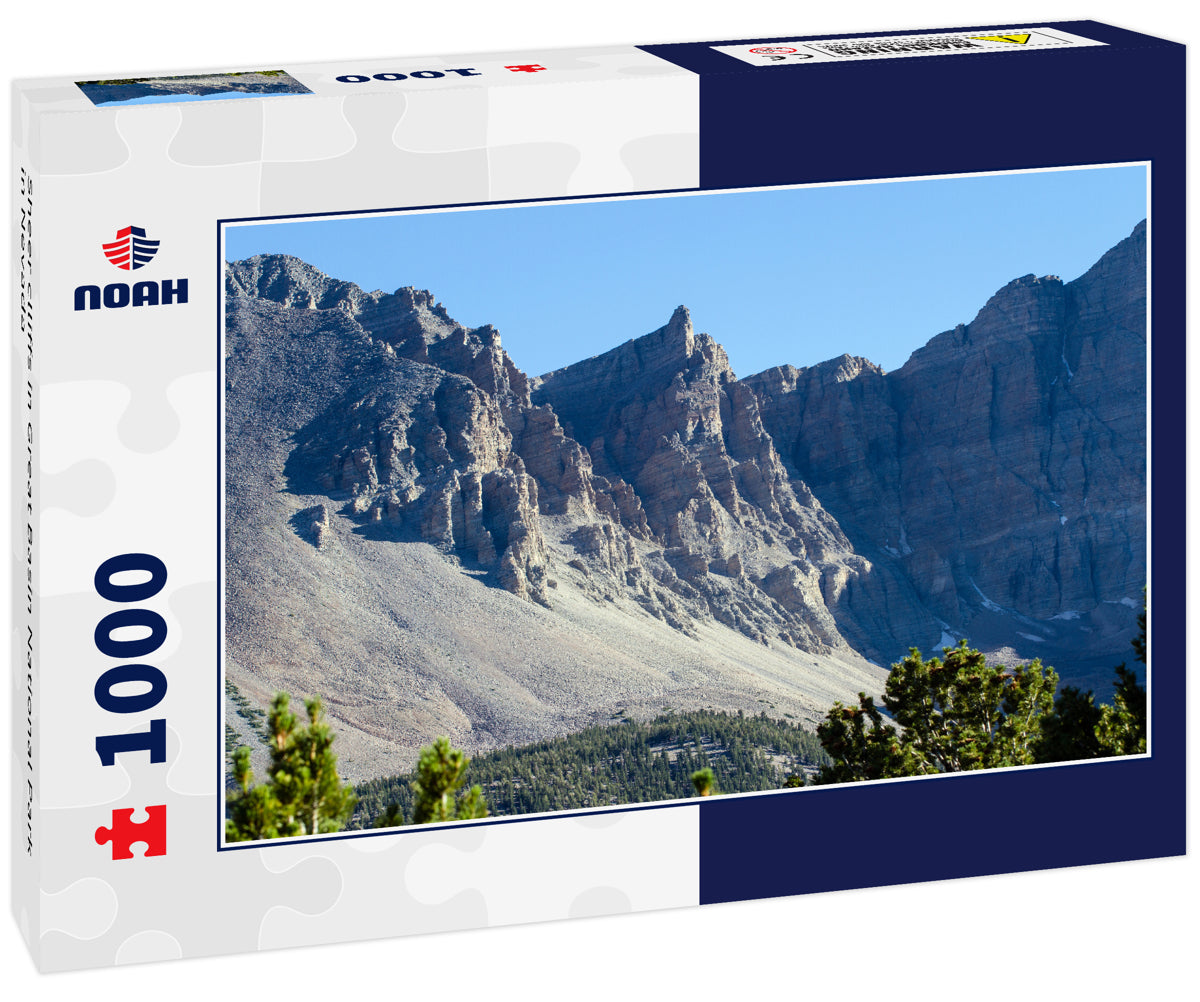 Sheer clliffs in Great Basin National Park in Nevada