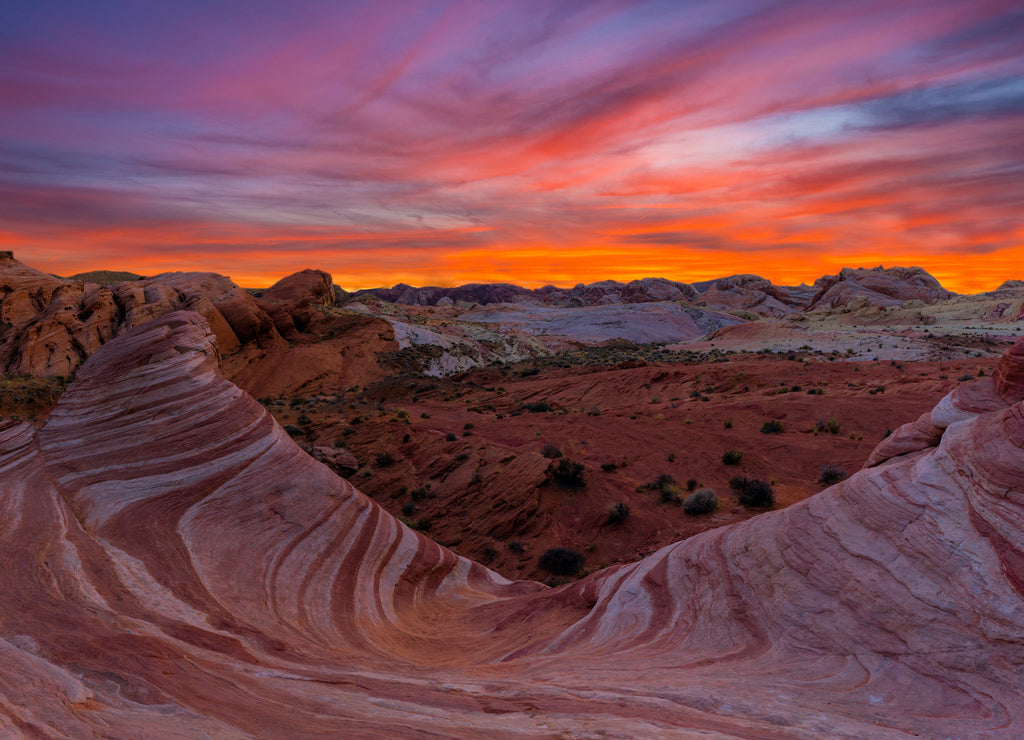 Colorful valley of fire state park, Nevada