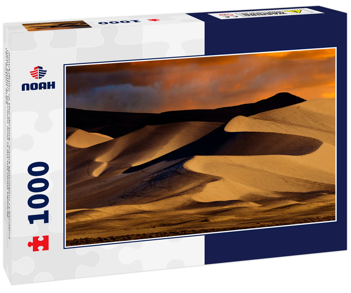 Sand dune in the desert. Sand Mountain is located near Fallon, Nevada and is an off road vehicle recreation area