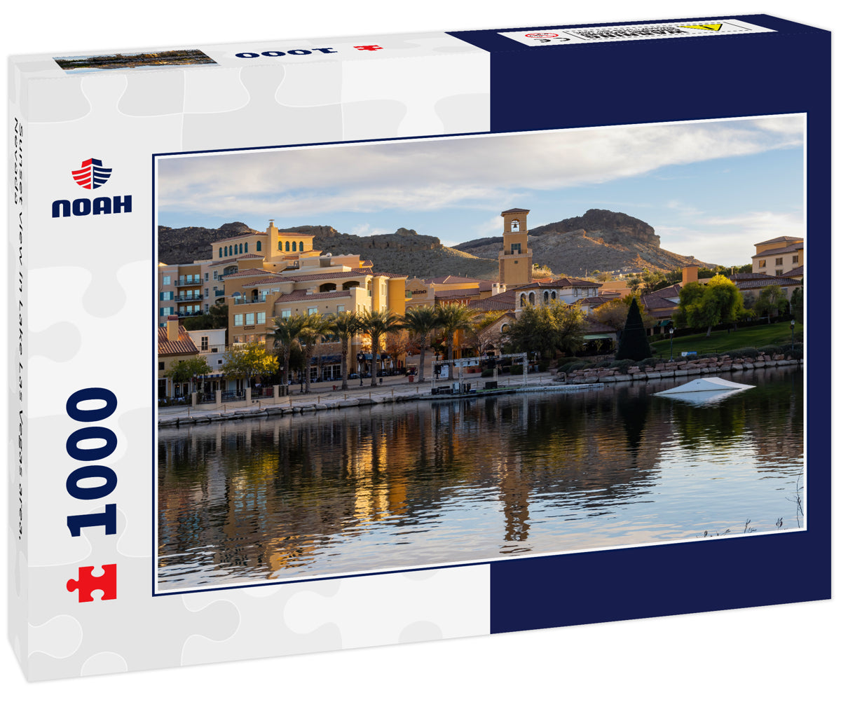 Sunset view in Lake Las Vegas area, Nevada