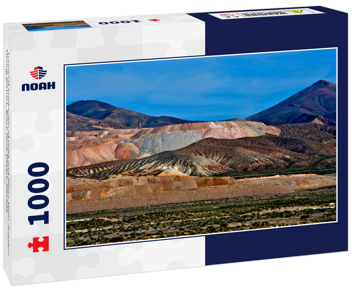 Terraced landscape of Gold and Silver Mine, Sulphur Mining District, Black Rock Desert, Nevada