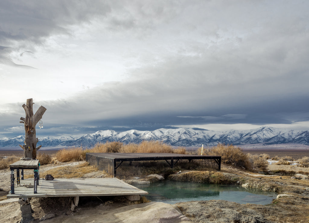 Spencer Hot Springs outside Austin, Nevada 