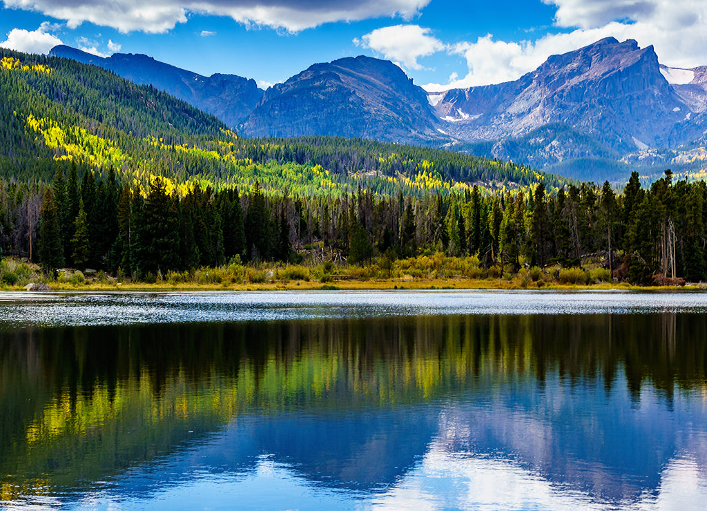 Sprague Lake in Rocky Mountain National Park Colorado