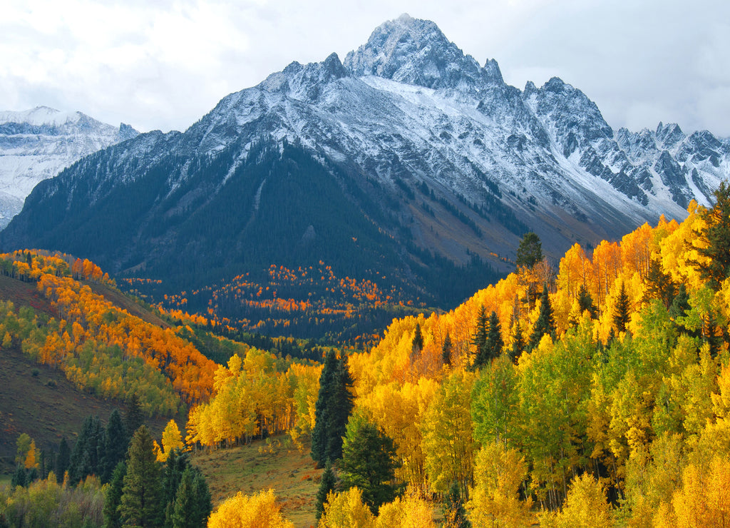Mount Sneffels near Ridgway Colorado in Autumn